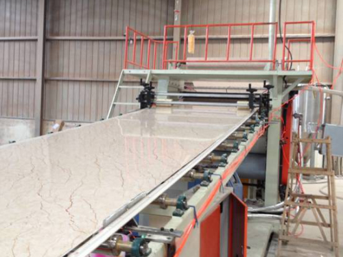 PVC仿大理石板材生產線
